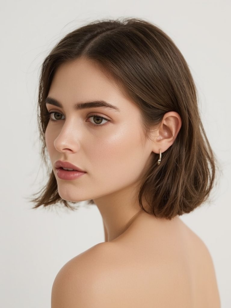 Shoulder Length Classic Pixie For Thin Fine Hair