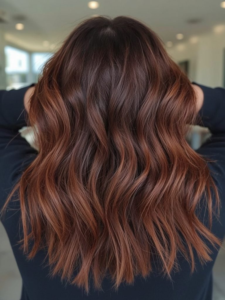 Chocolate Copper Hair: Burgundy Red With Copper