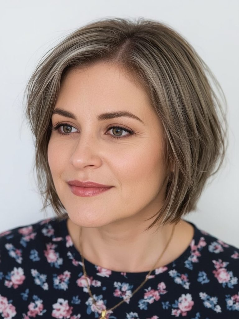 Hairstyles For Thin Hair Fine Over 50: Short and Choppy with Lifted Crown