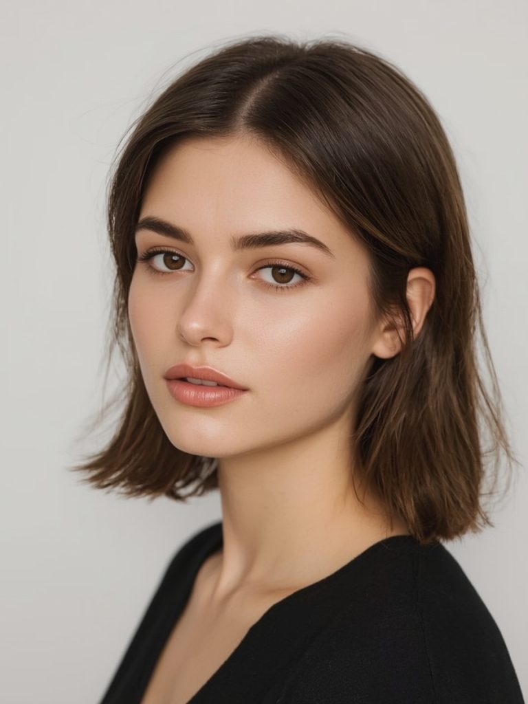 Shoulder Length Hair Thin Fine: Crown Braid