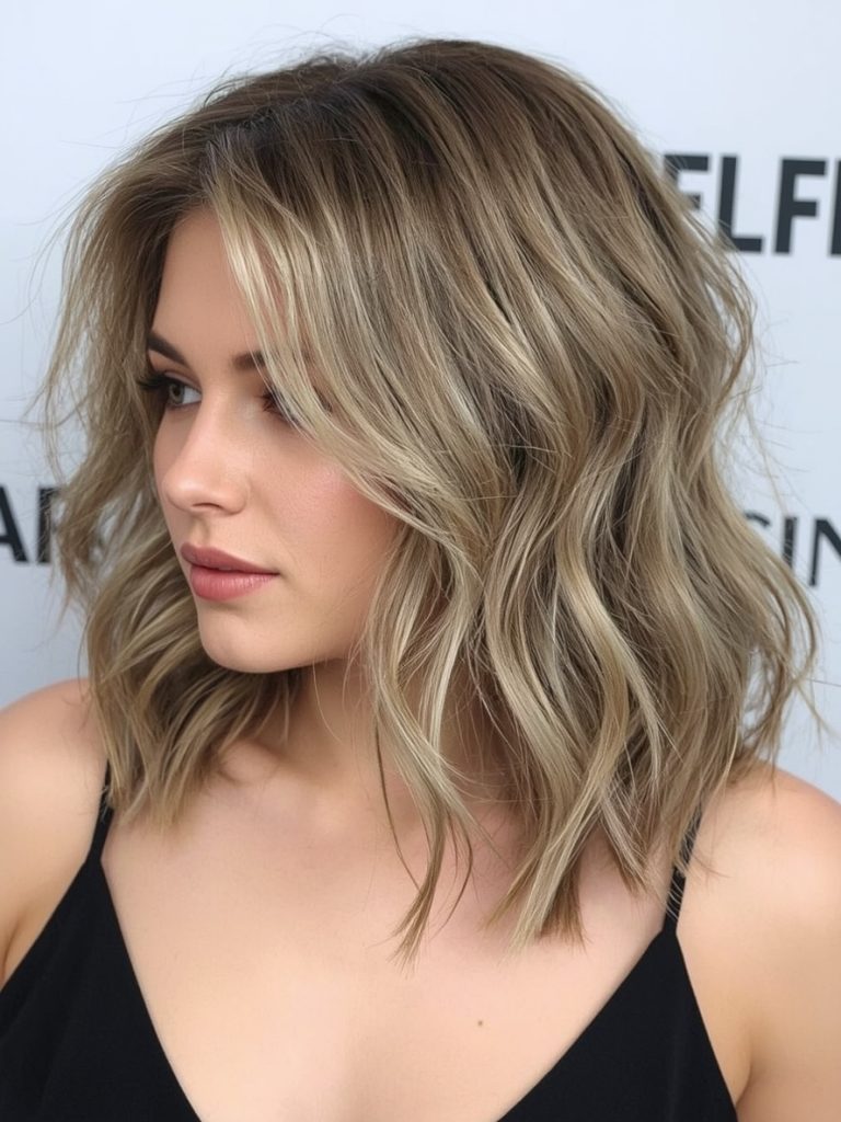 Shoulder Length Hair Thin Fine: Low Ponytail with Face-Framing Pieces