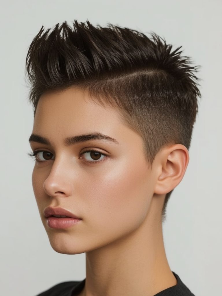 The Gradient Spike: A Spiky Pixie Haircut Spikes