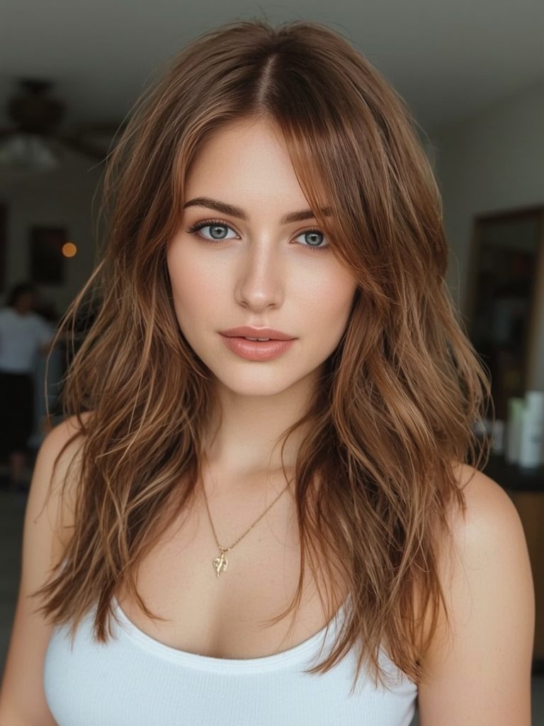 Chocolate Copper Hair: Inverted Ombre