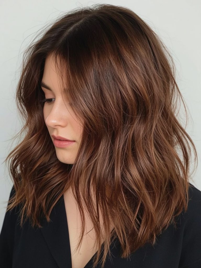 Chocolate Copper Hair: All-Over Gloss