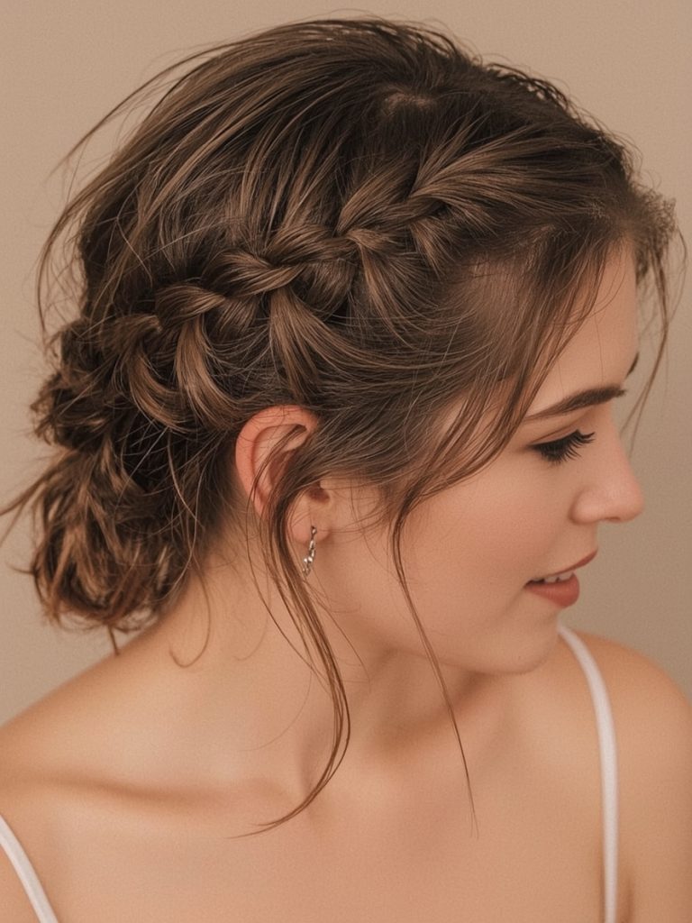 Easy Summer Hairstyle: Space Buns with Glitter