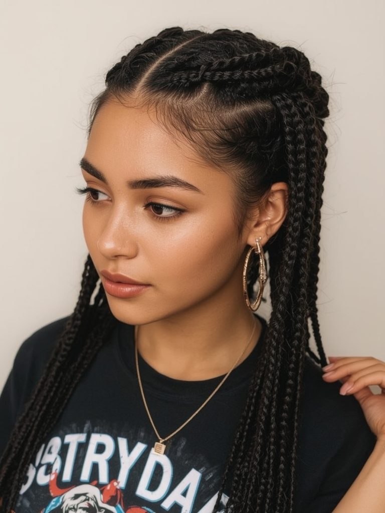 Easy Summer Hairstyle: Messy Low Bun with Face Framing Pieces