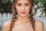 Easy Summer Hairstyle: Side Braid with Flowers
