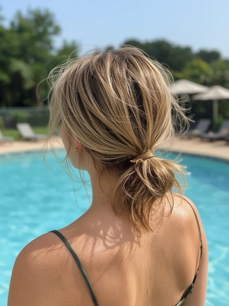 Easy Summer Hairstyle: The Wet Look