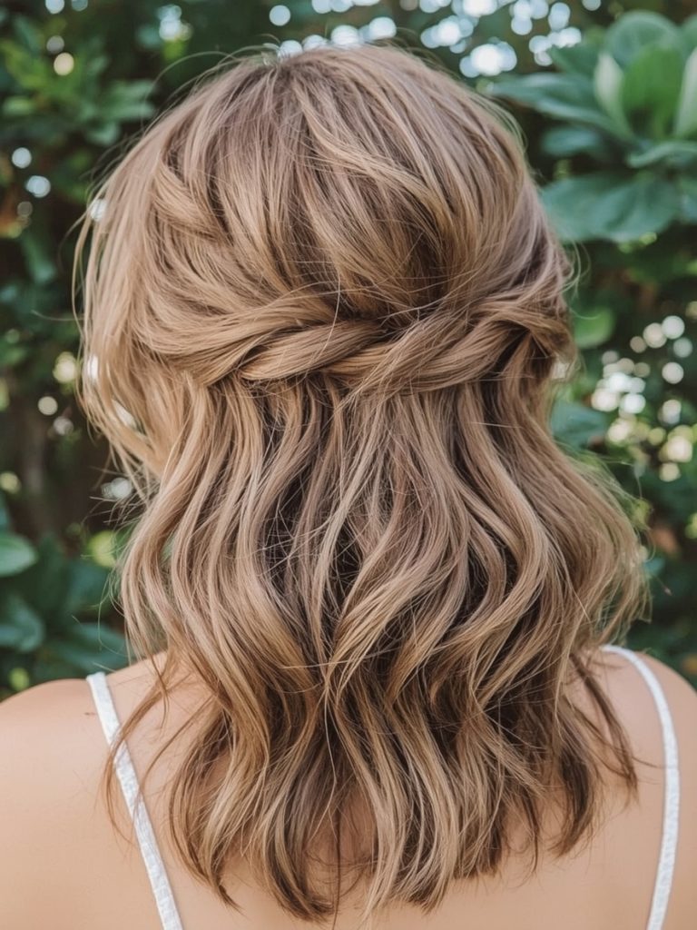 Easy Summer Hairstyle: Messy Low Ponytail