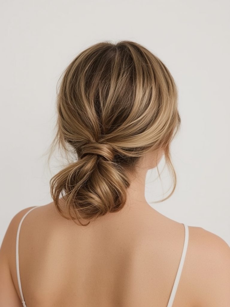 Easy Summer Hairstyle: Twisted Half-Updo