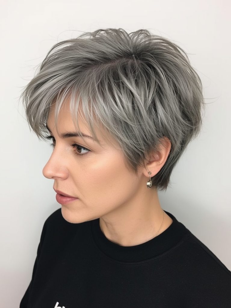 The Wavy Spike: A Spiky Pixie Haircut Spikes