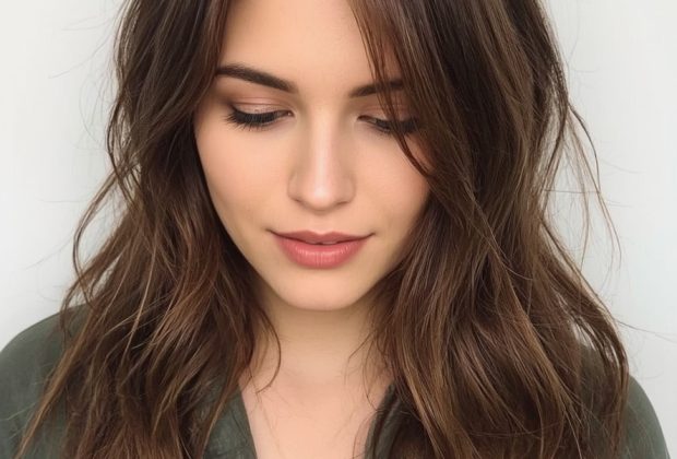Chocolate Copper Hair: Subtle Balayage