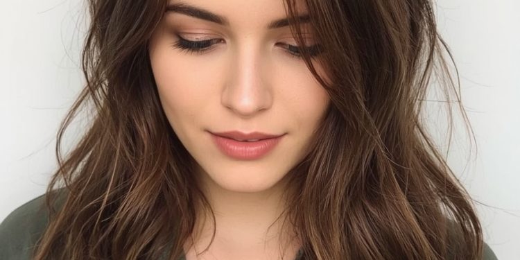 Chocolate Copper Hair: Subtle Balayage