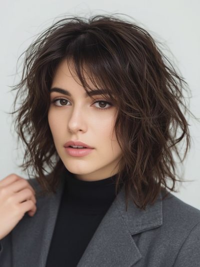 Angled Bob For Thin Hair Older Women