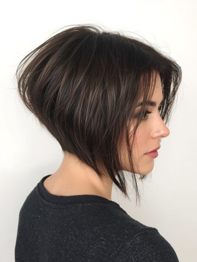 Shoulder Length Shaggy Hairstyle for Thin Fine Hair