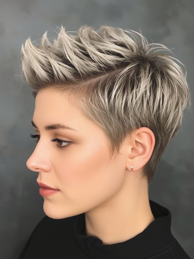 The Textured Spike: A Spiky Pixie Haircut Spikes