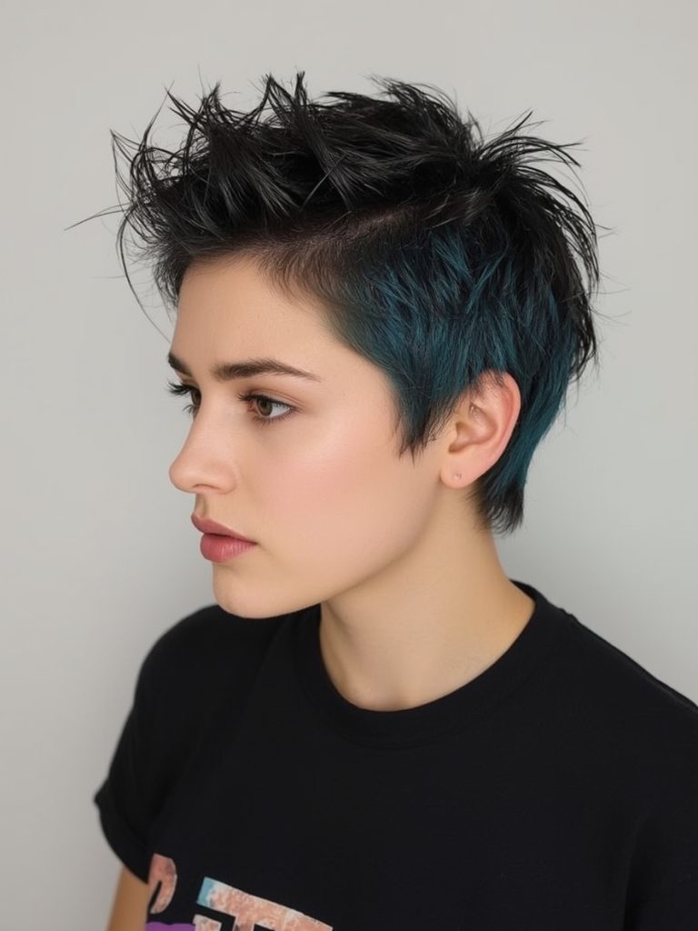 The Pixie Hawk: A Spiky Pixie Haircut Spikes
