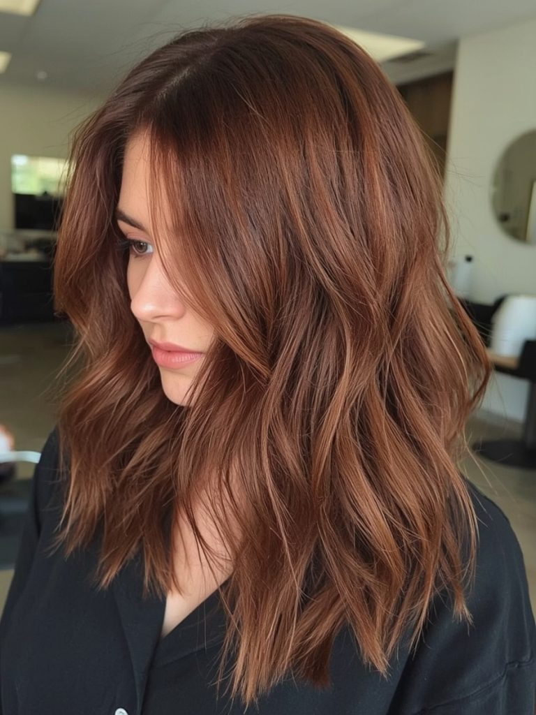 Chocolate Copper Hair: Classic All-Over Color