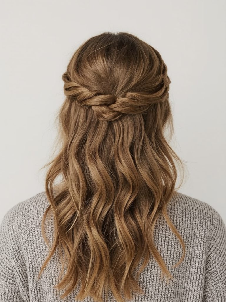 Easy Summer Hairstyle: Messy Bun with a Twist