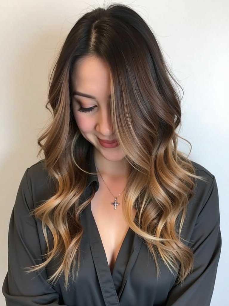 Reverse Caramel Balayage