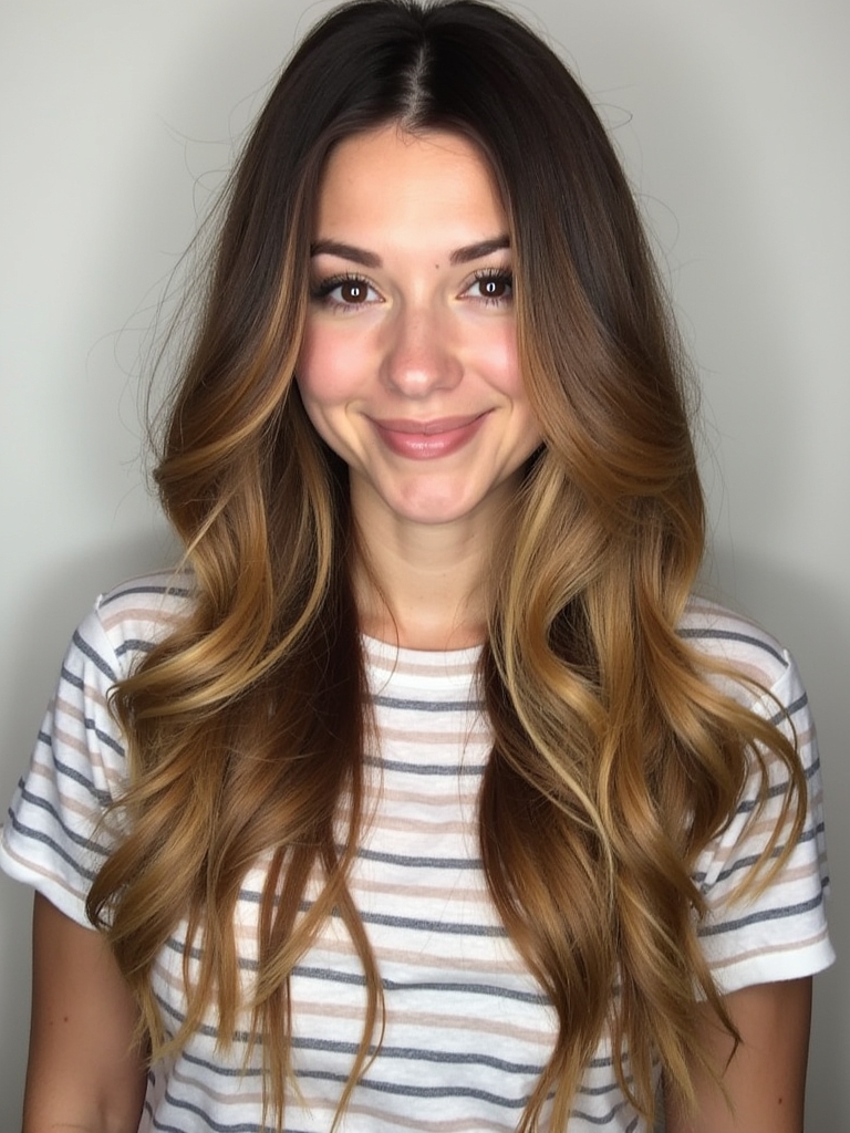 Caramel Balayage Sombre