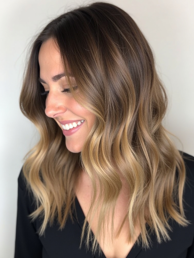 Ash Caramel Balayage