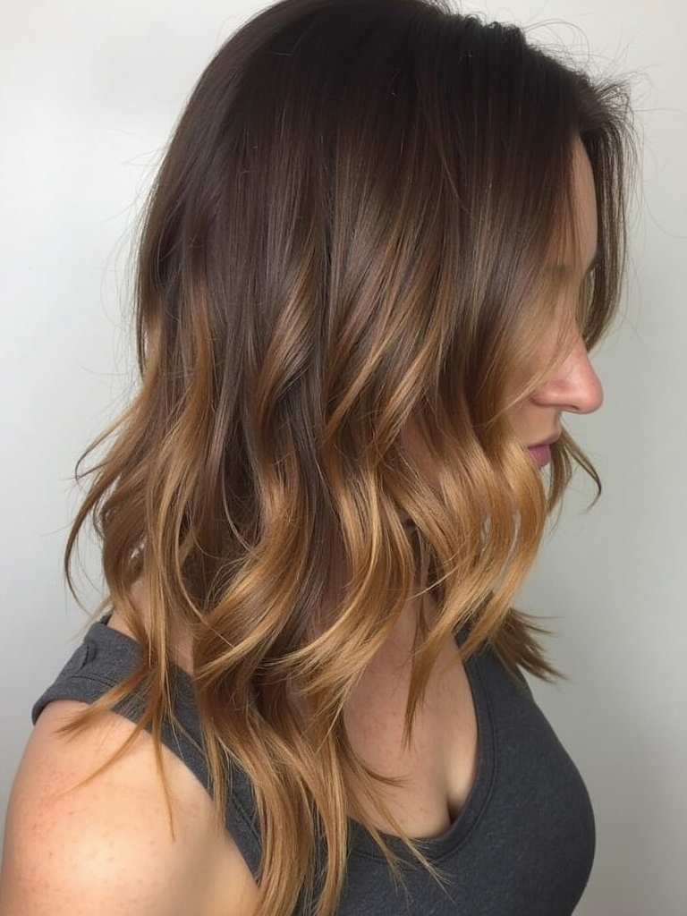 Cinnamon Caramel Balayage