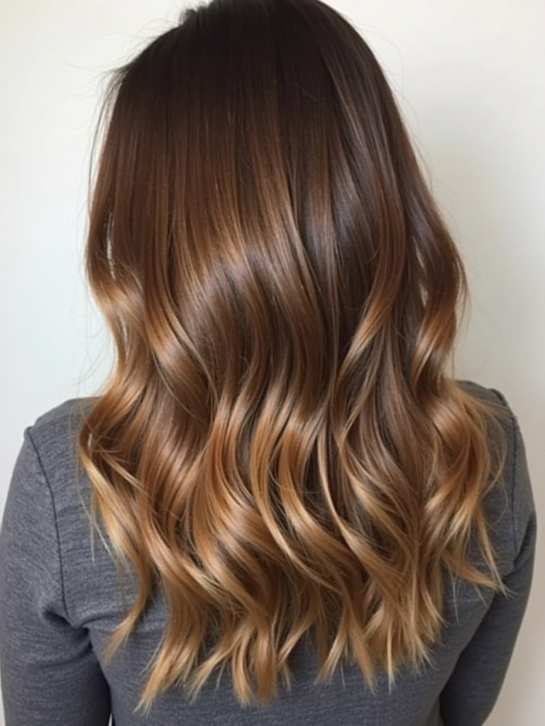 Icy Caramel Balayage