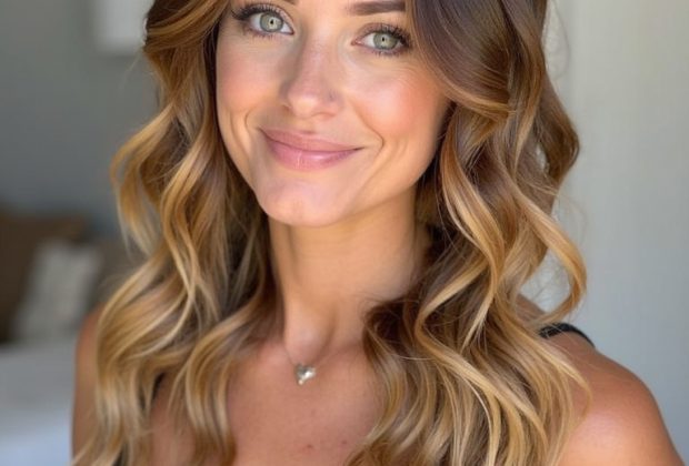 Caramel Balayage Twirls