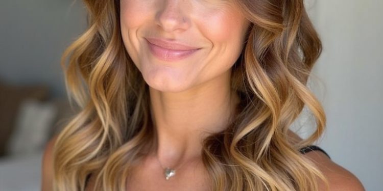 Caramel Balayage Twirls