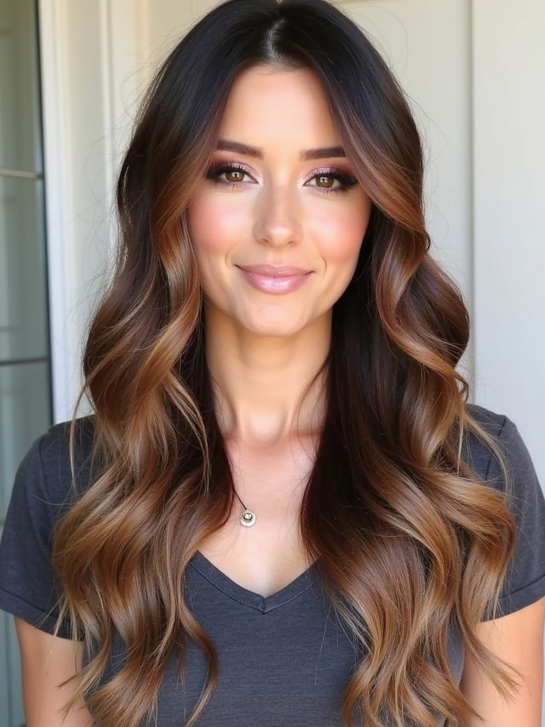 Caramel Balayage Peekaboos