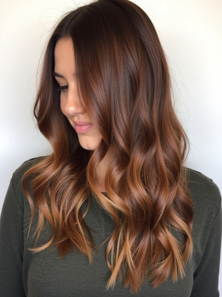 Caramel Balayage Ombre