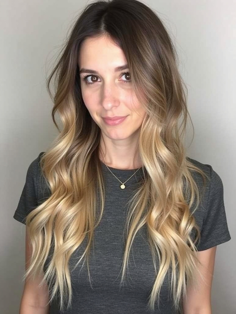 Long Haircut Ideas with a Low Ponytail