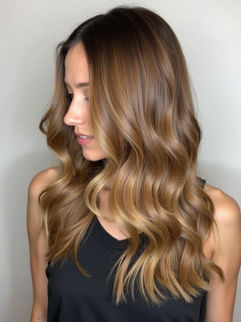 Chocolate Caramel Balayage Chic