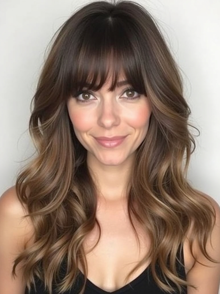 Long Haircut Ideas with Space Buns