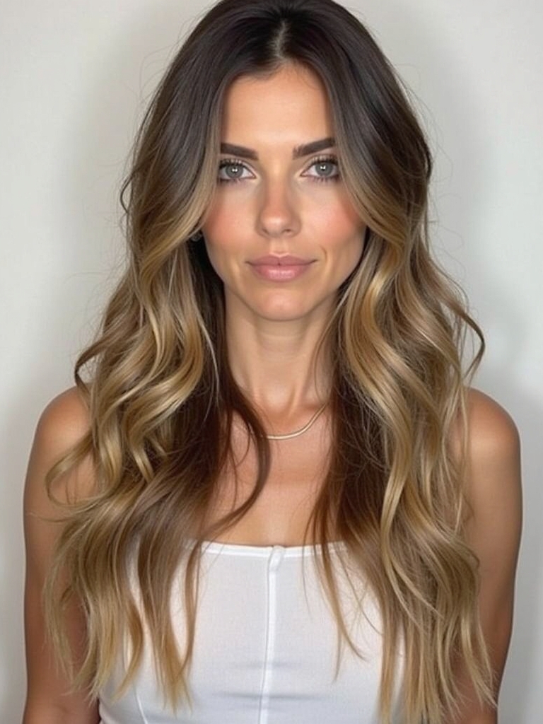 Long Haircut Ideas with a V-Cut