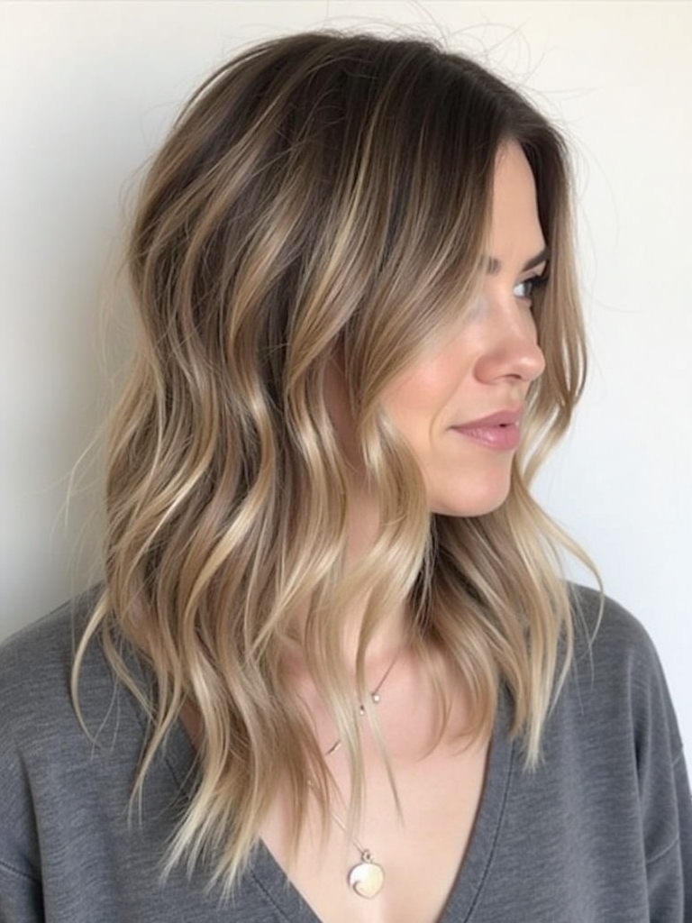Long Haircut Ideas with Balayage