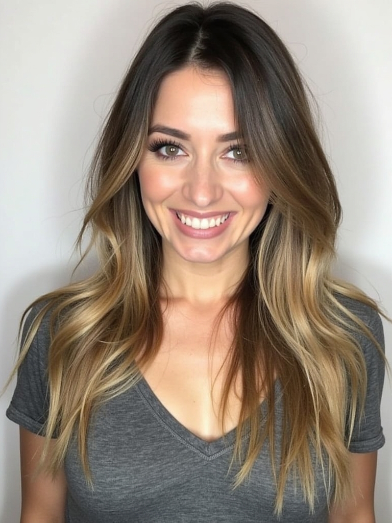 Long Layered Haircuts For Thick Hair Side Bangs Ideas