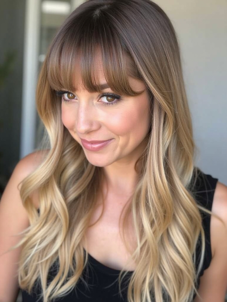 Long Haircut Ideas with Face-Framing Layers