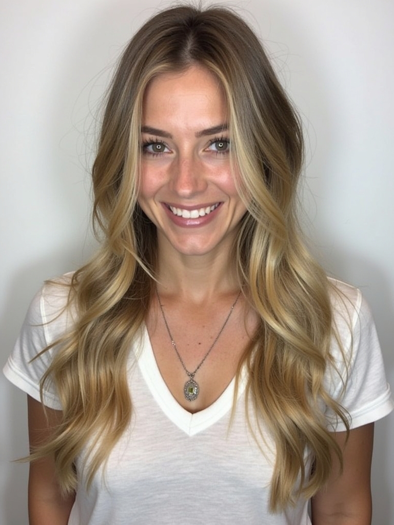 Long Haircut Ideas with Ombre