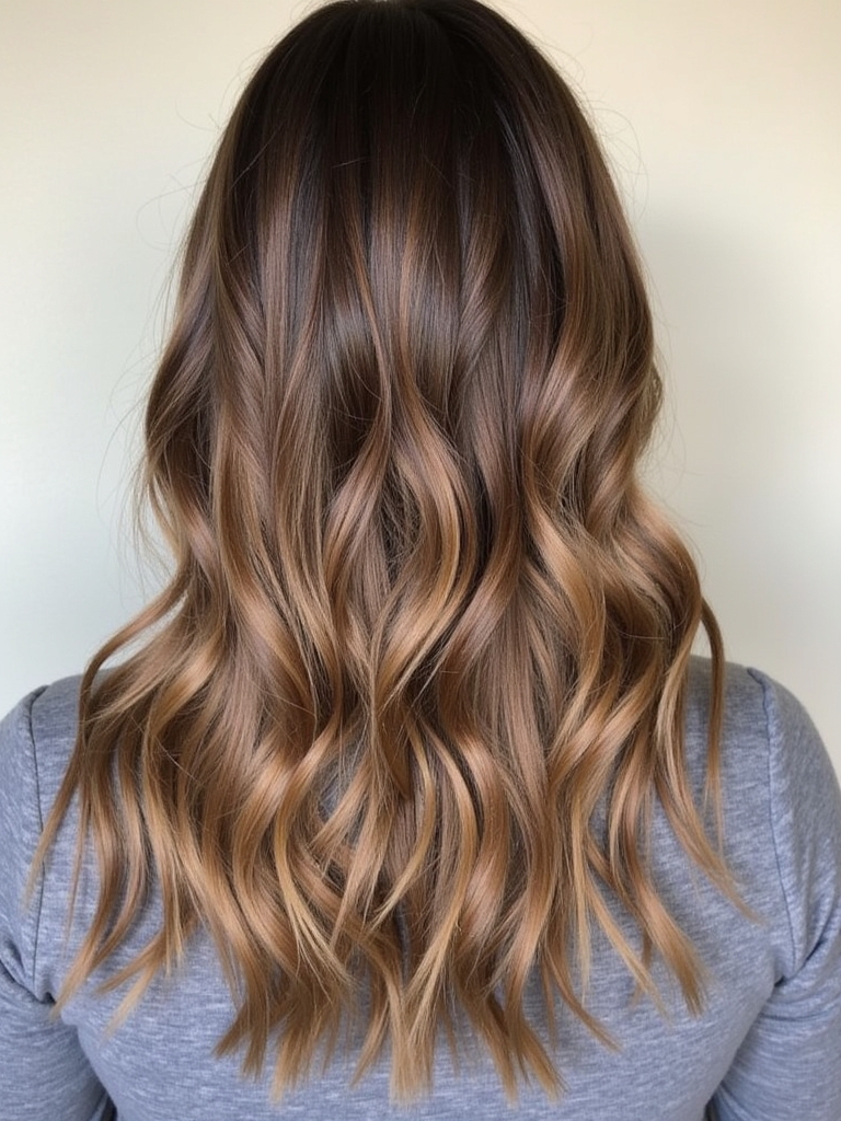 Rich Caramel Balayage Dream