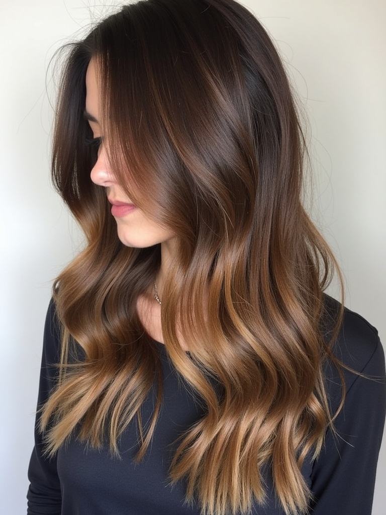 Caramel Balayage Cascade