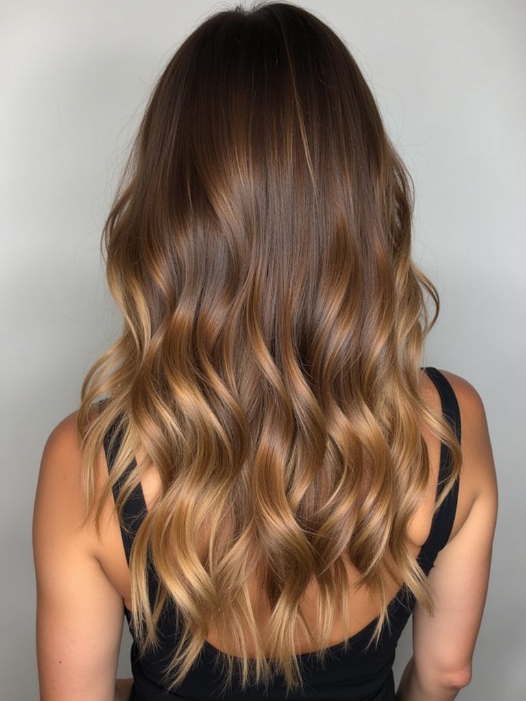 Sun-Kissed Caramel Balayage