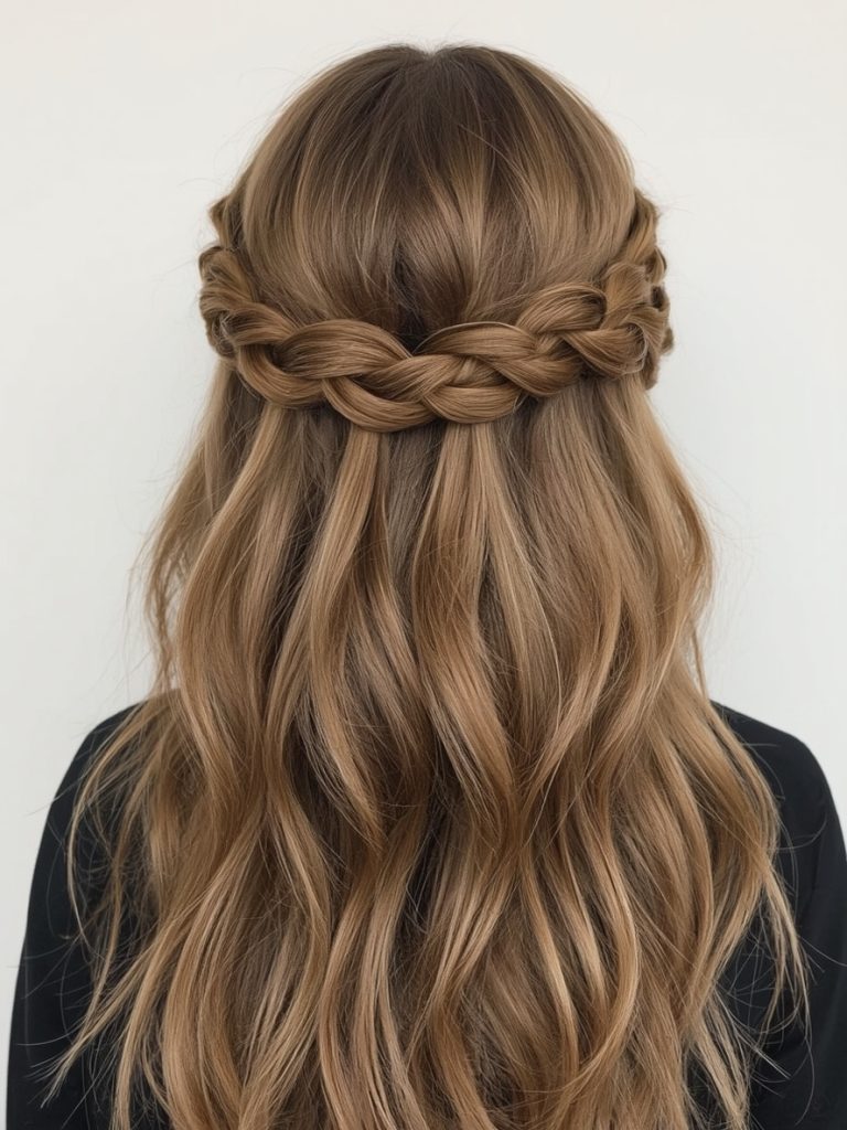 Teddy Bronde Hair Colour: High Bun