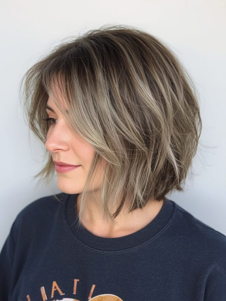Hairstyles For Thin Fine Hair Over 60: The Blunt Bob