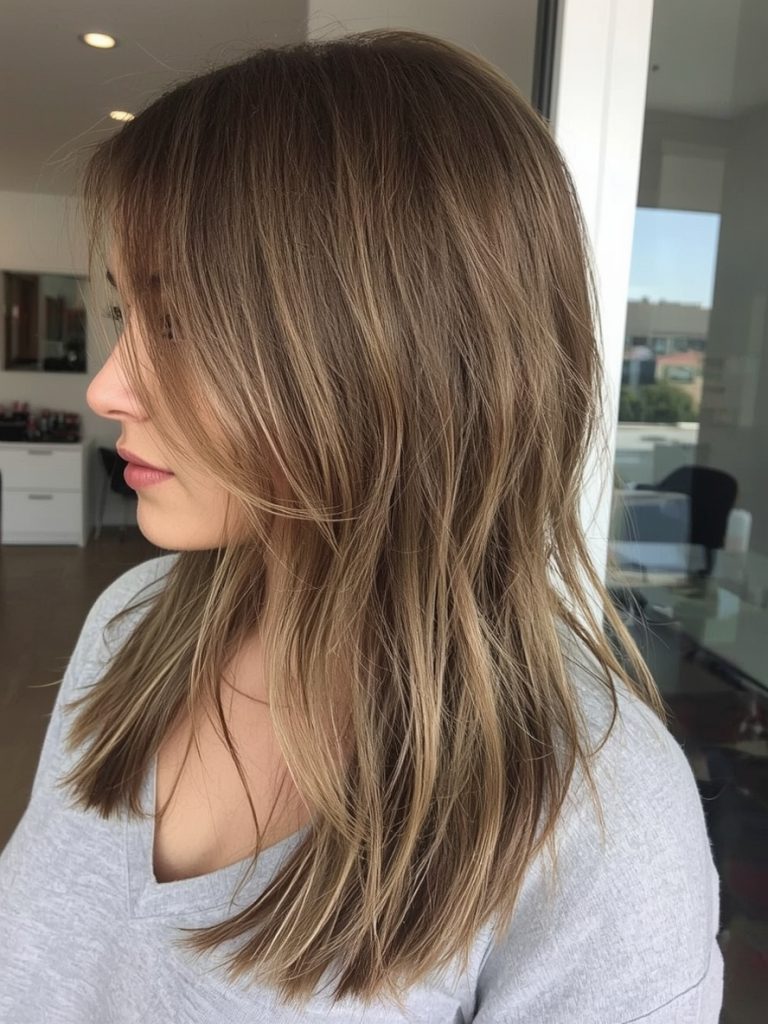Mid To Long Length Hair With Layers for Thin Fine Hair