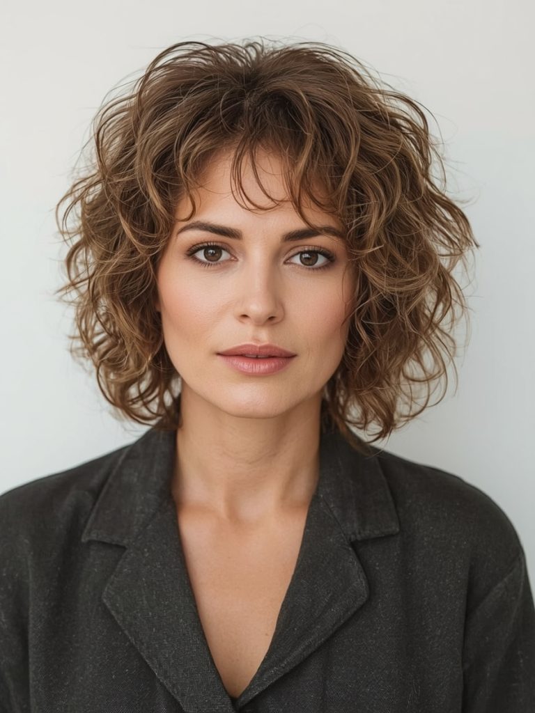 Hairstyles For Thin Fine Hair Over 60: The Curtained Bangs