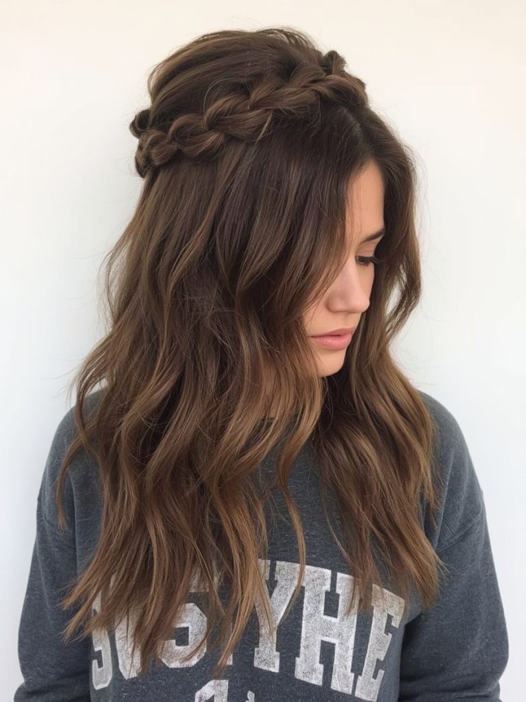 Teddy Bronde Hair Colour: Shaggy Layers