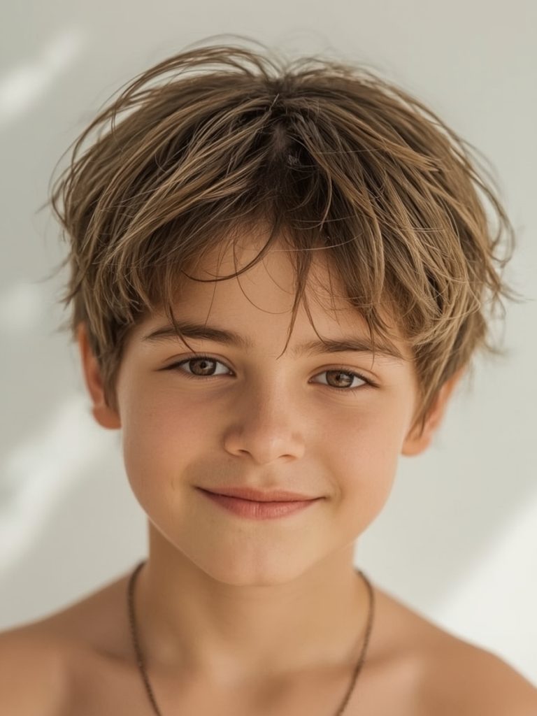 Boys Summer Haircut: The Afro