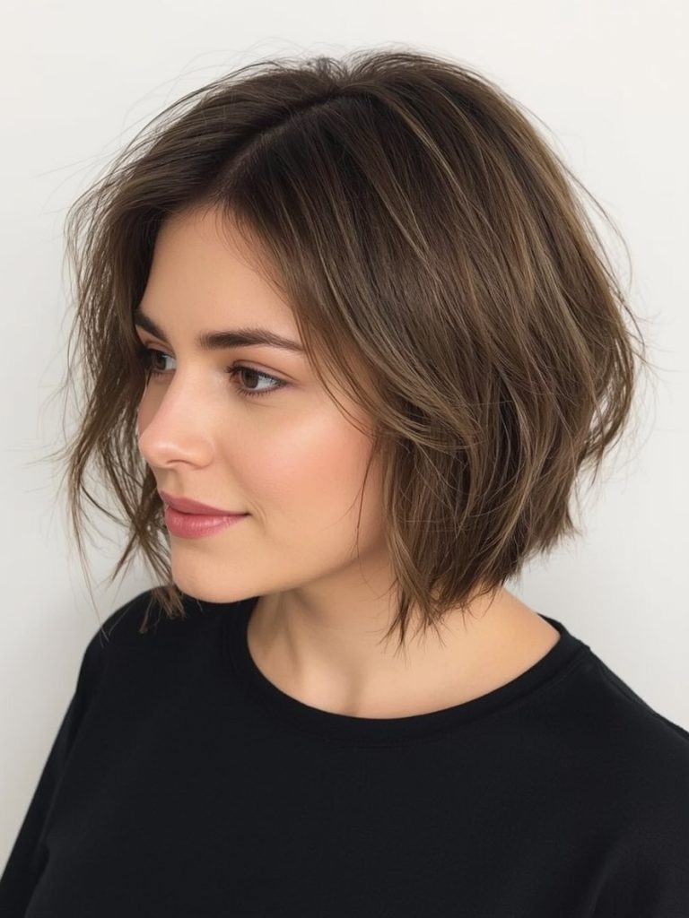 The Shaved Bob for Thin Hair Older Women